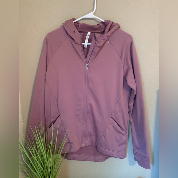 Fabletics Jackets & Blazers - Fabletics zip up jacket w/hood. Purple. Size M.